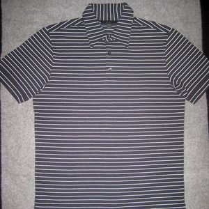 EXPRESS "Modern Fit" Striped S/S Polo Shirt